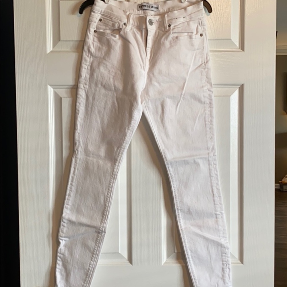 Express White Skinny Jeans